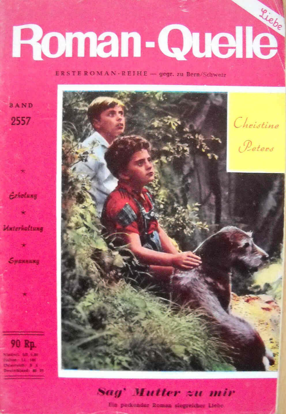 ROMAN-QUELLE magazine side cover Issue 2557  