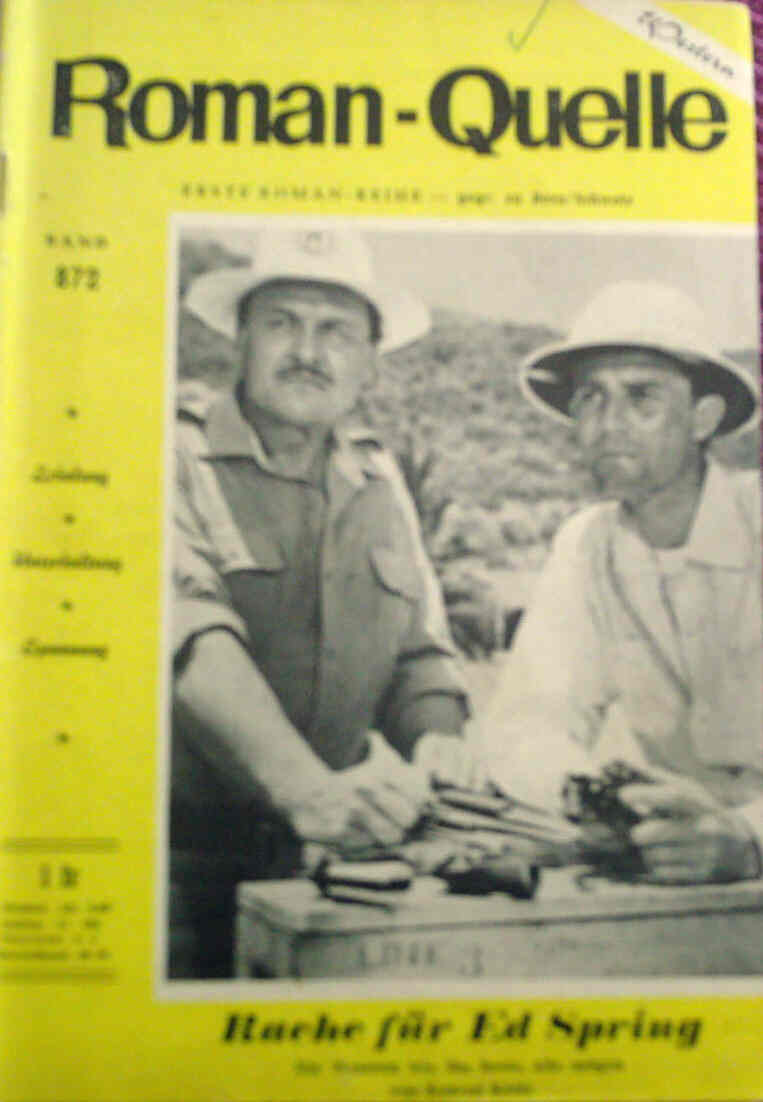 ROMAN-QUELLE magazine side cover Issue 872  