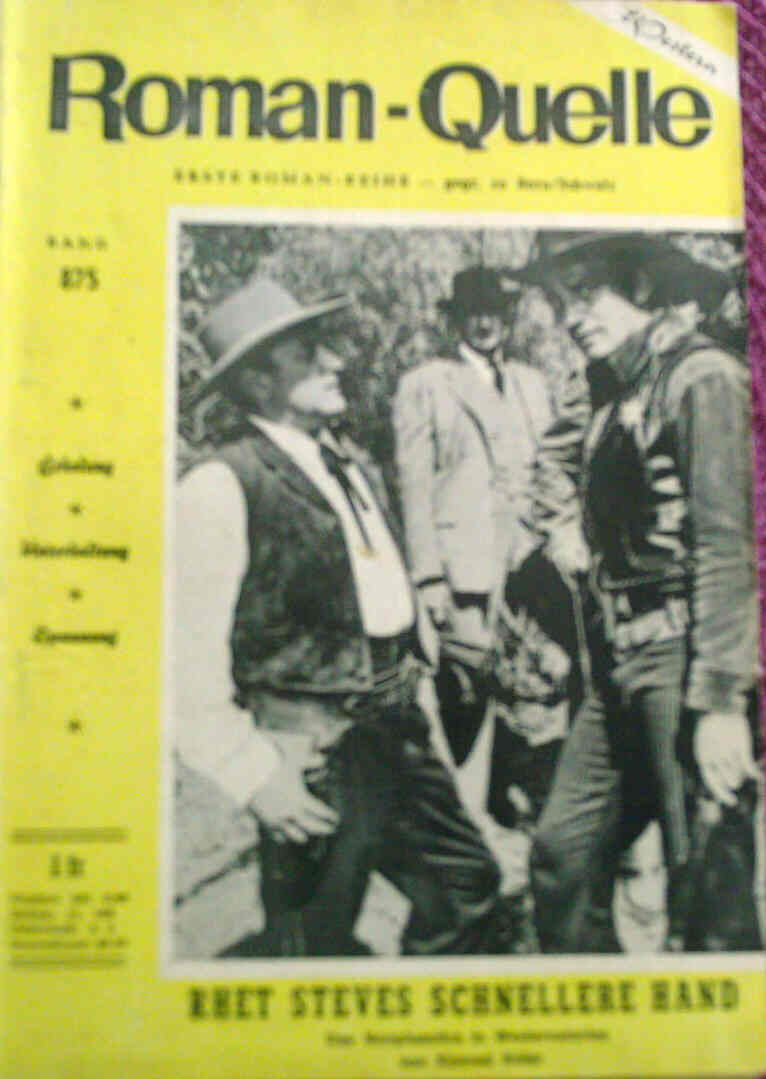 ROMAN-QUELLE magazine side cover Issue 875  