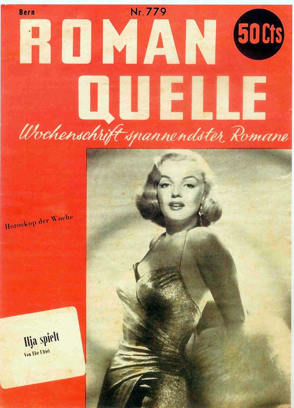 ROMAN-QUELLE magazine side cover Issue 779 8 April 1951