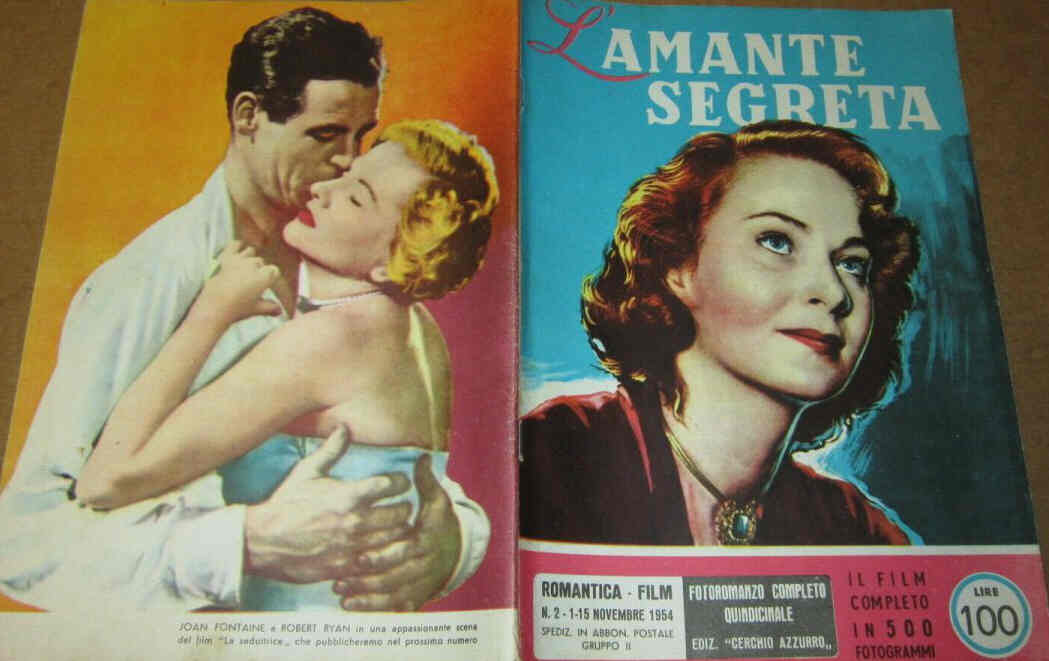 ROMANTICA FILM magazine side cover Issue 2 1 November 1954