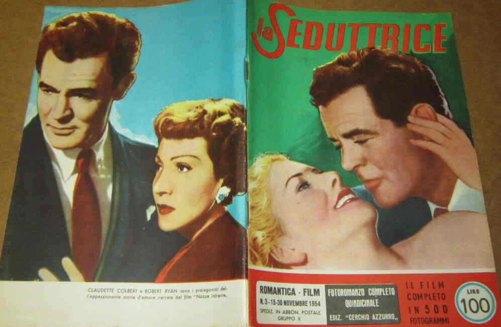 ROMANTICA FILM magazine side cover Issue 3 15 November 1954