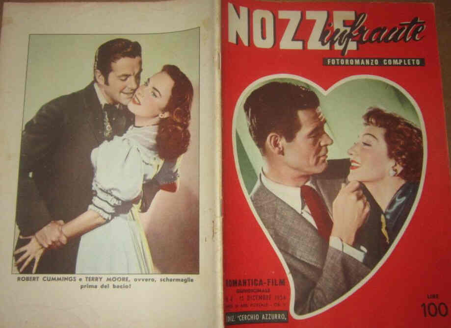 ROMANTICA FILM magazine side cover Issue 4 15 December 1954