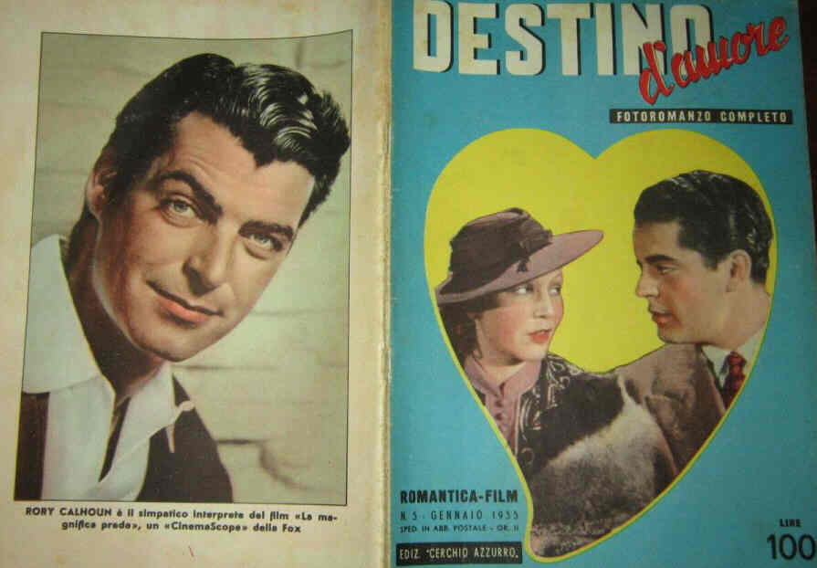 ROMANTICA FILM magazine side cover Issue 5  January 1955