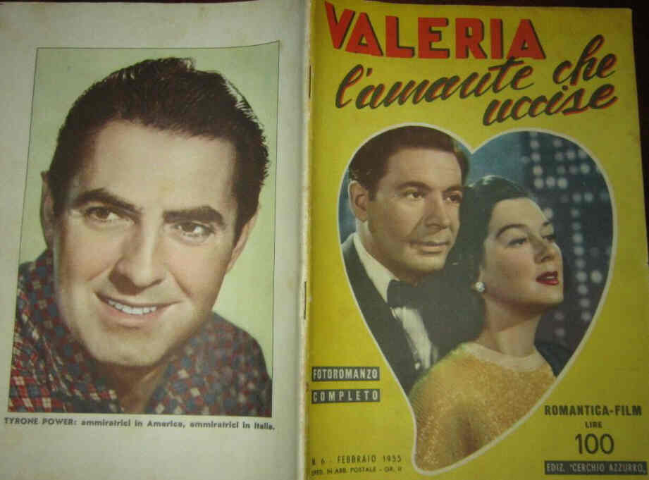 ROMANTICA FILM magazine side cover Issue 6  February 1955