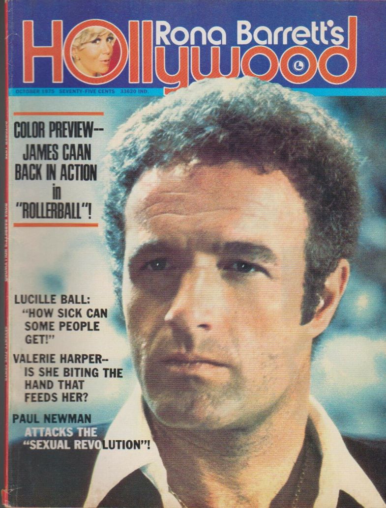 RONA BARRETTS HOLLYWOOD magazine side cover  October 1975