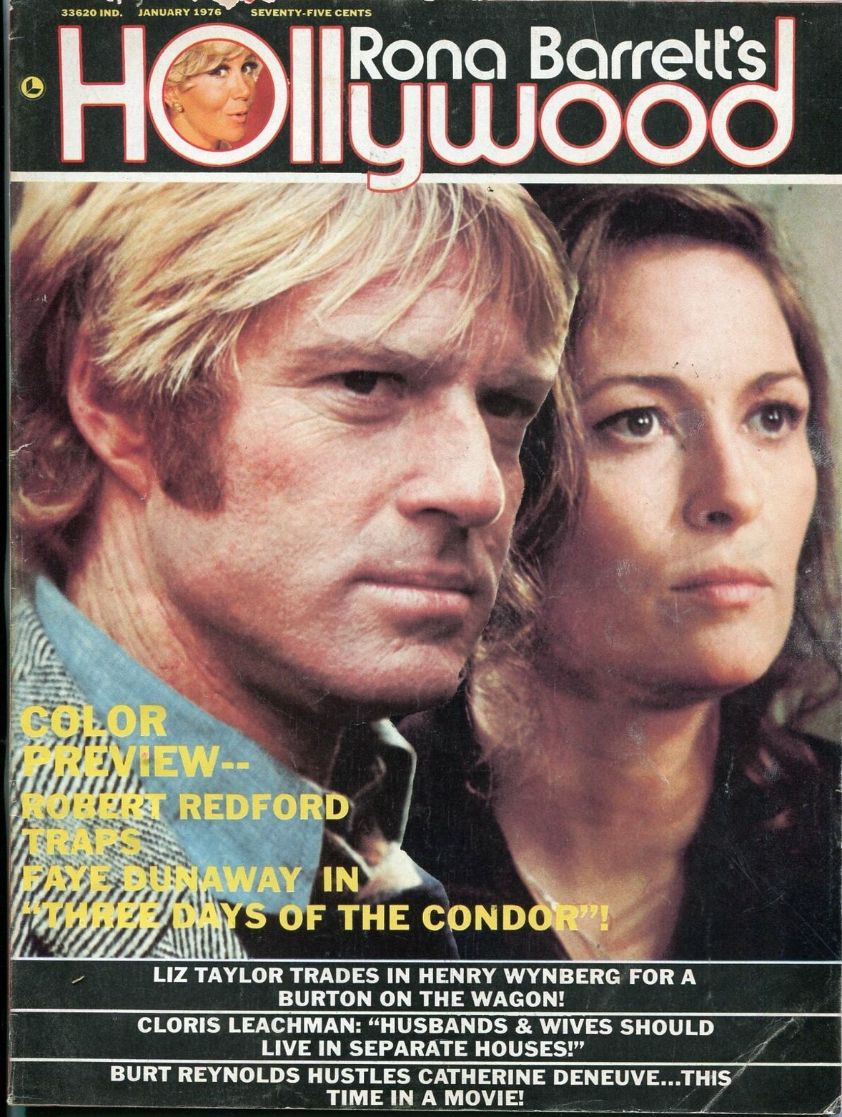 RONA BARRETTS HOLLYWOOD magazine side cover  January 1976
