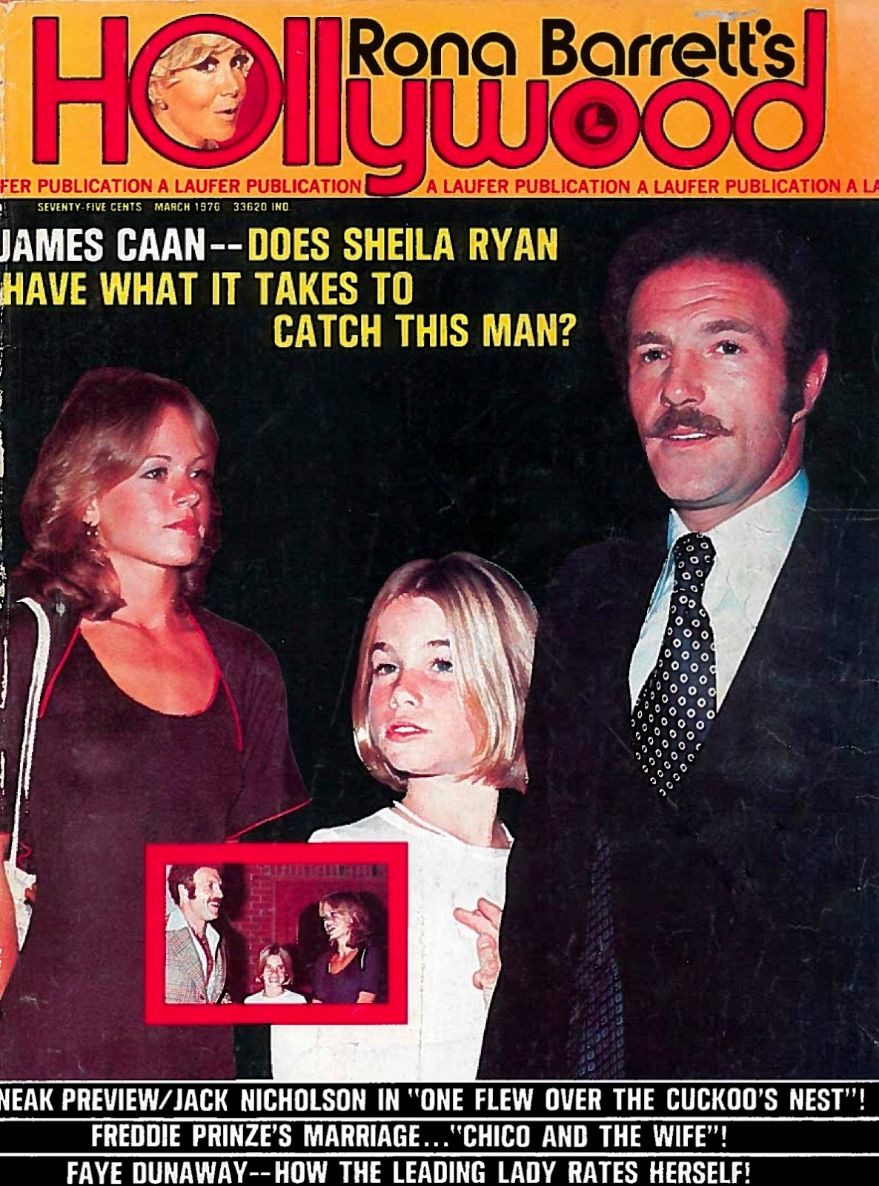 RONA BARRETTS HOLLYWOOD magazine side cover  March 1976