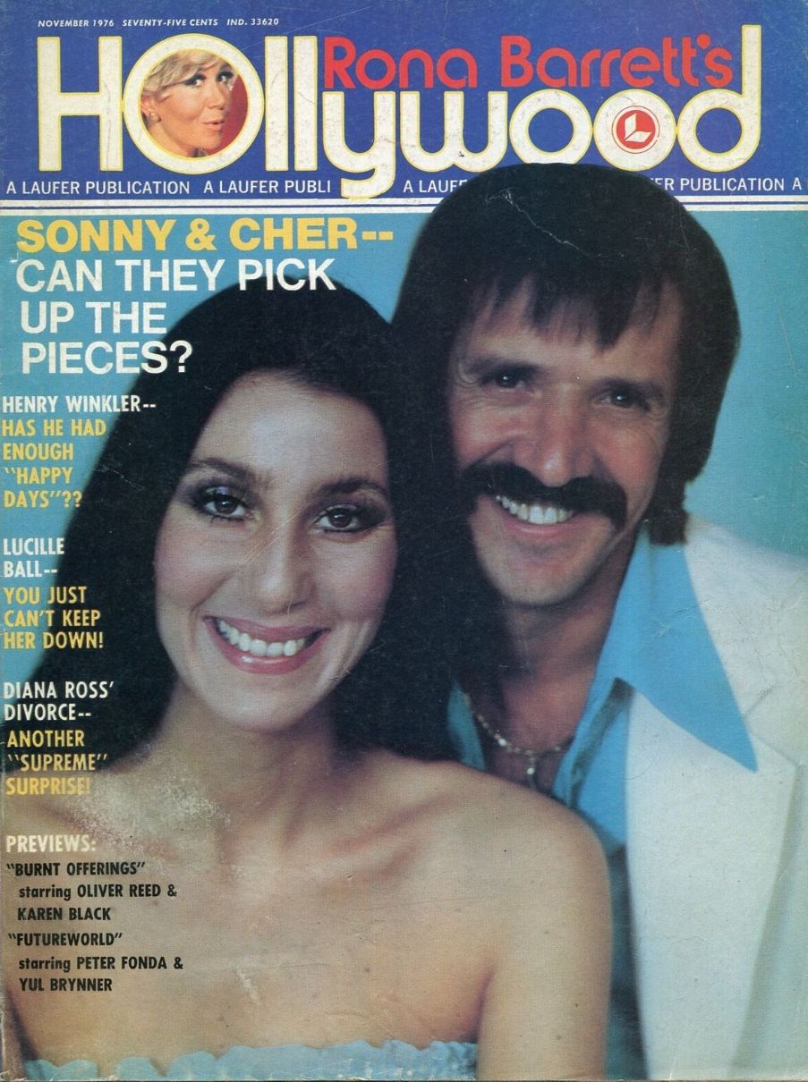 RONA BARRETTS HOLLYWOOD magazine side cover  November 1976