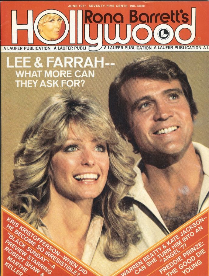 RONA BARRETTS HOLLYWOOD magazine side cover  June 1977