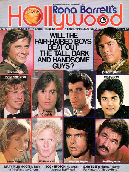 RONA BARRETTS HOLLYWOOD magazine side cover  November 1978