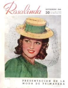 ROSALINDA magazine side cover September 1941