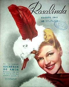 ROSALINDA magazine side cover August 1945
