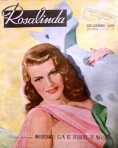 ROSALINDA magazine side cover December 1948