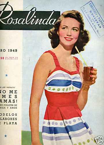 ROSALINDA magazine side cover February 1949