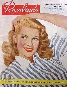 ROSALINDA magazine side cover January 1950