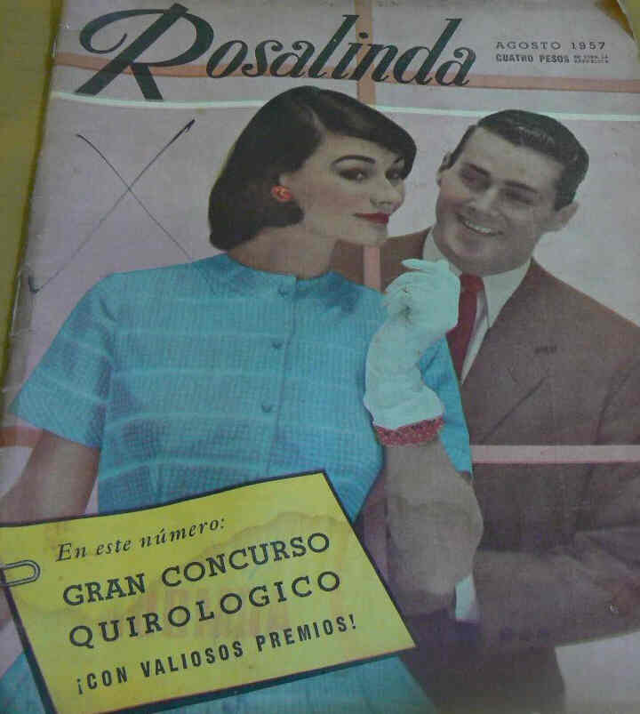 ROSALINDA magazine side cover Issue 309 August 1957