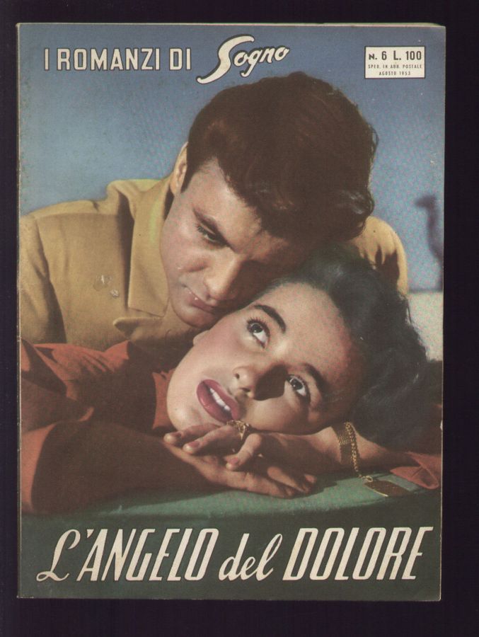 I ROMANZI DI SOGNO magazine side cover Issue 6  August 1953