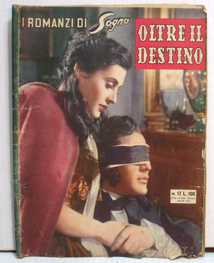 I ROMANZI DI SOGNO magazine side cover Issue 17  July 1954