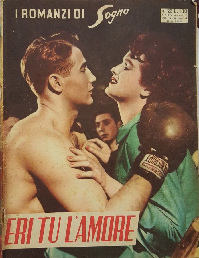 I ROMANZI DI SOGNO magazine side cover Issue 23  January 1955