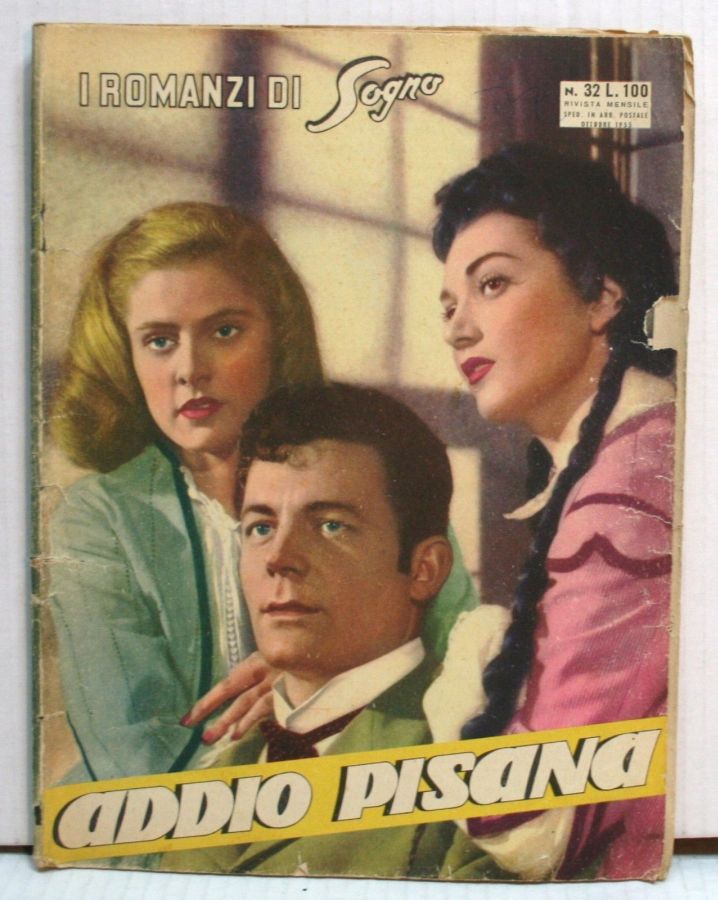 I ROMANZI DI SOGNO magazine side cover Issue 32  October 1955