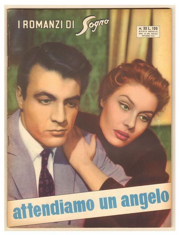 I ROMANZI DI SOGNO magazine side cover Issue 33  November 1955