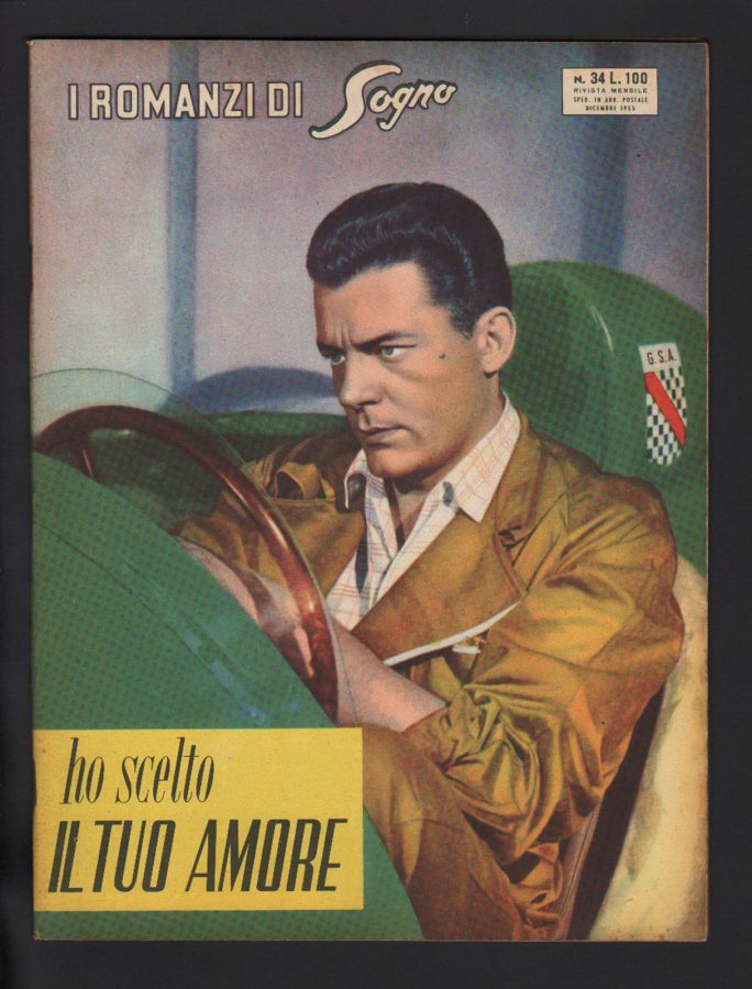 I ROMANZI DI SOGNO magazine side cover Issue 34  December 1955