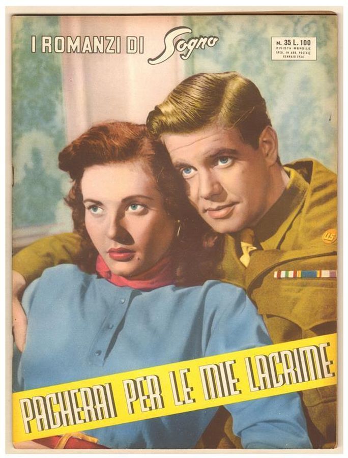 I ROMANZI DI SOGNO magazine side cover Issue 35  January 1956