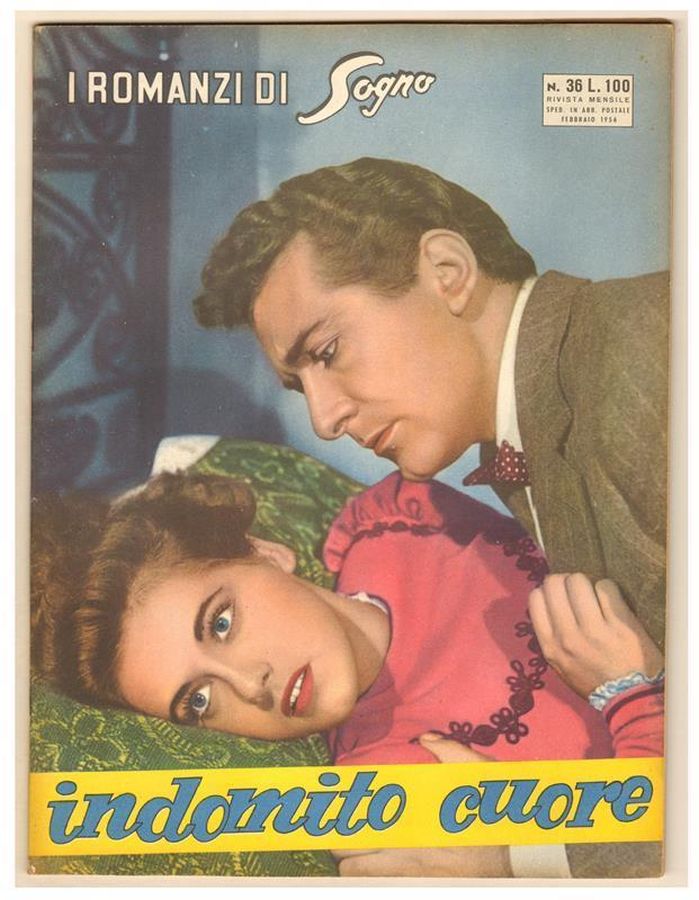 I ROMANZI DI SOGNO magazine side cover Issue 36  February 1956