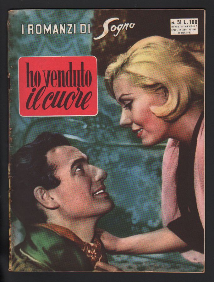 I ROMANZI DI SOGNO magazine side cover Issue 51  April 1957