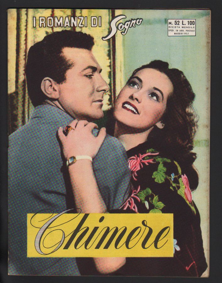 I ROMANZI DI SOGNO magazine side cover Issue 52  May 1957