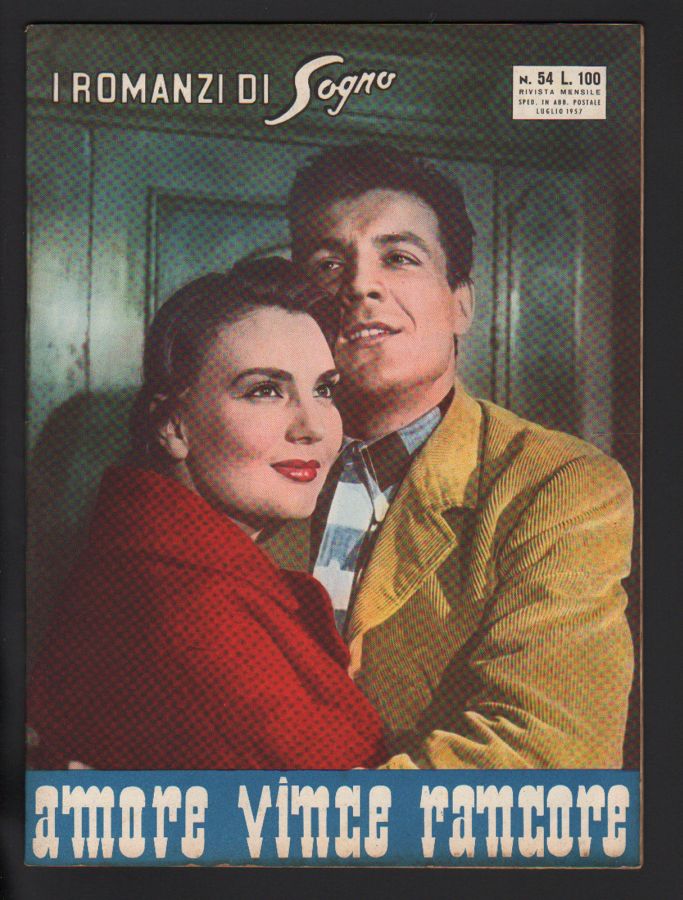 I ROMANZI DI SOGNO magazine side cover Issue 54  July 1957