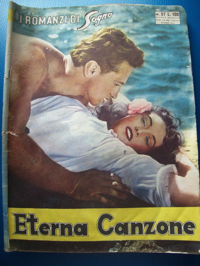 I ROMANZI DI SOGNO magazine side cover Issue 57  October 1957