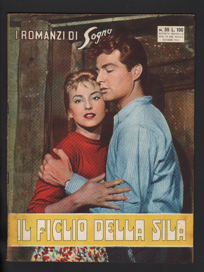 I ROMANZI DI SOGNO magazine side cover Issue 59  December 1957
