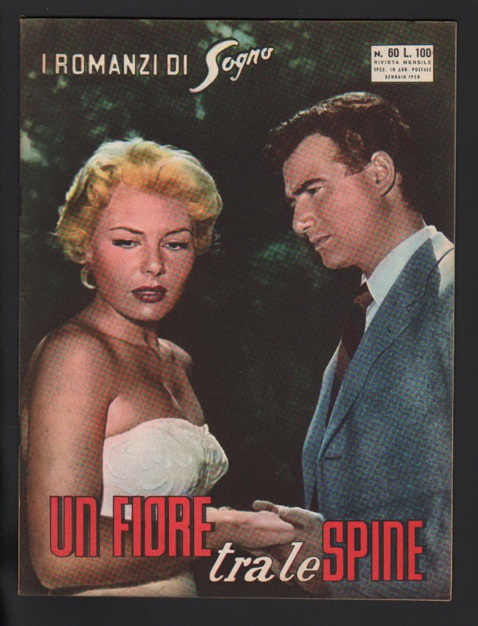 I ROMANZI DI SOGNO magazine side cover Issue 60  January 1958