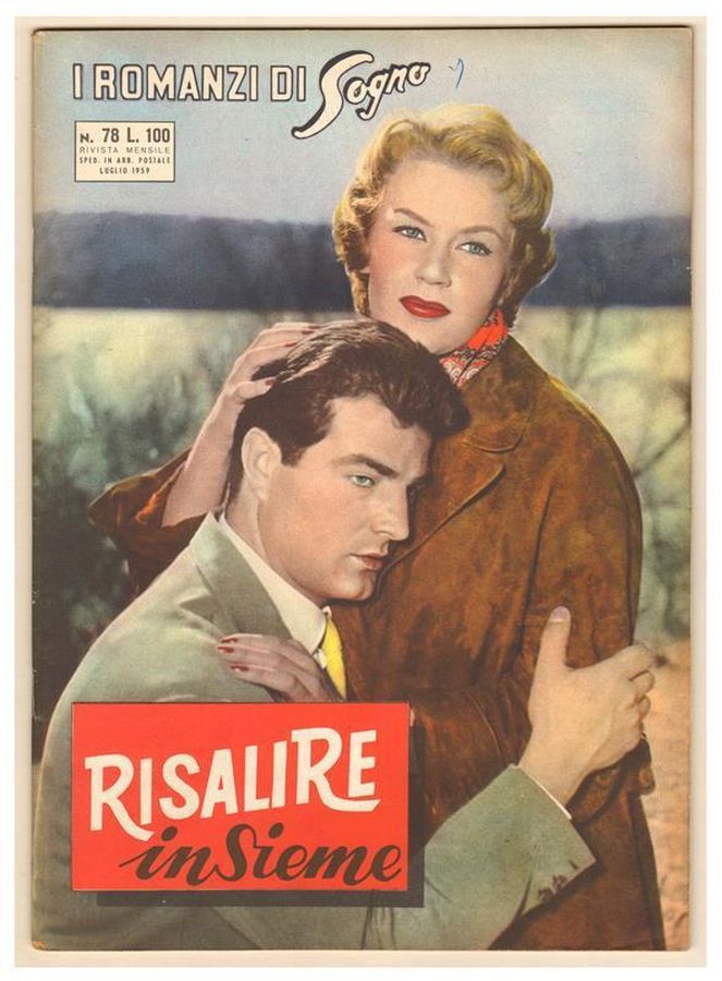 I ROMANZI DI SOGNO magazine side cover Issue 78  July 1959
