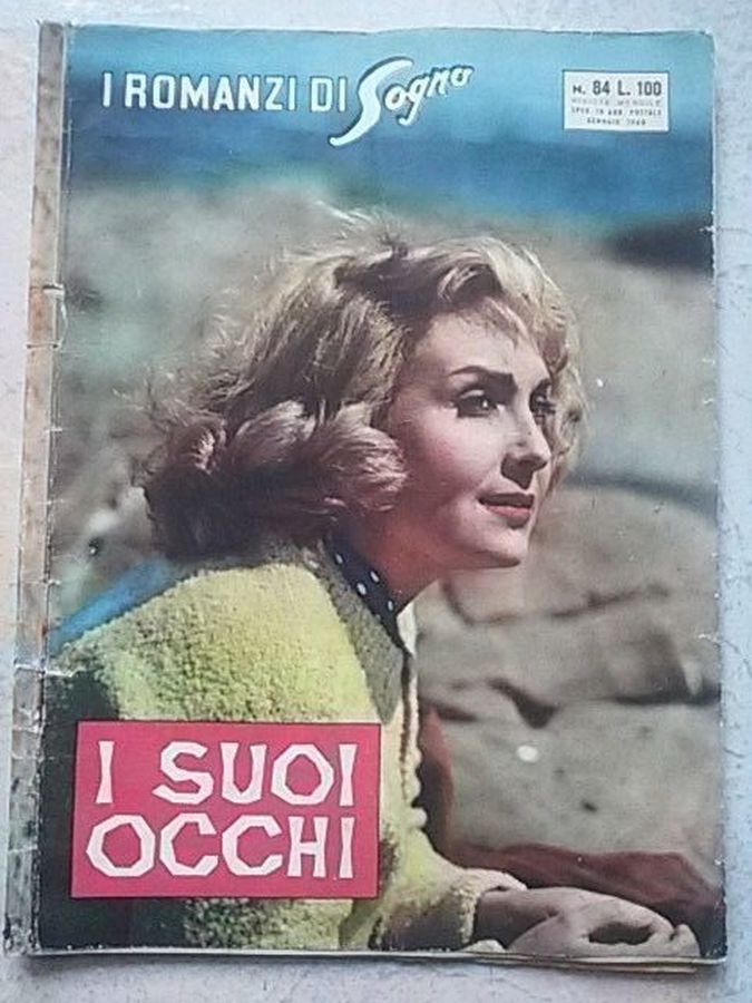 I ROMANZI DI SOGNO magazine side cover Issue 84  January 1960