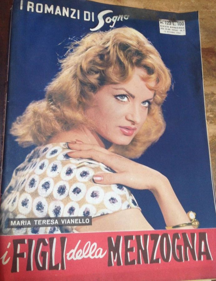 I ROMANZI DI SOGNO magazine side cover Issue 123 15 October 1961