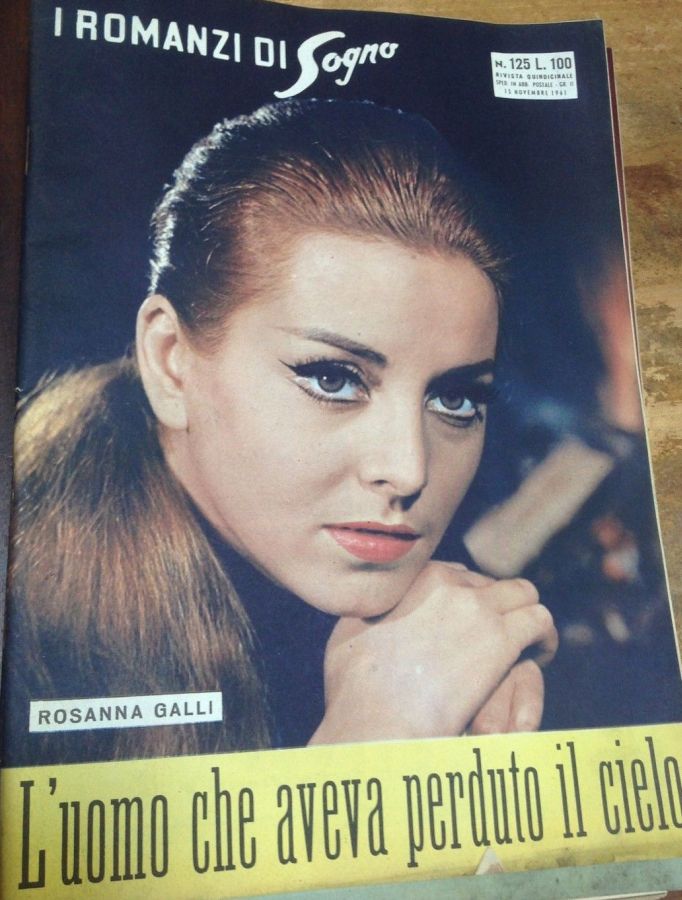 I ROMANZI DI SOGNO magazine side cover Issue 125 15 November 1961