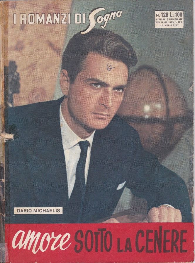 I ROMANZI DI SOGNO magazine side cover Issue 128 1 January 1962