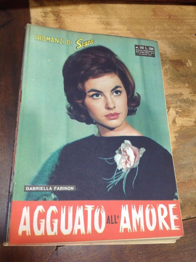 I ROMANZI DI SOGNO magazine side cover Issue 141 15 July 1962