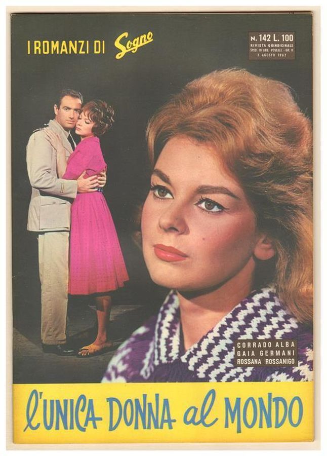 I ROMANZI DI SOGNO magazine side cover Issue 142 1 August 1962