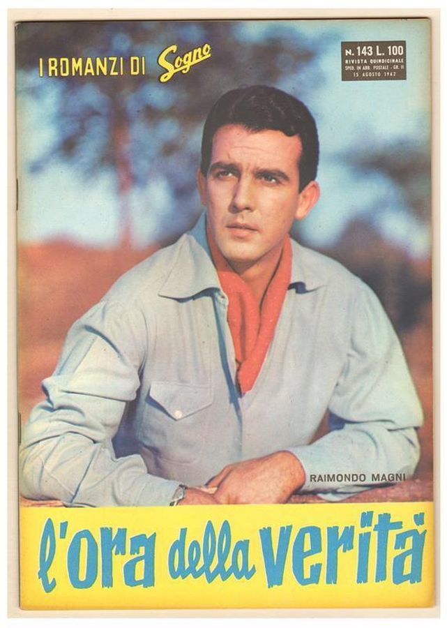 I ROMANZI DI SOGNO magazine side cover Issue 143 15 August 1962