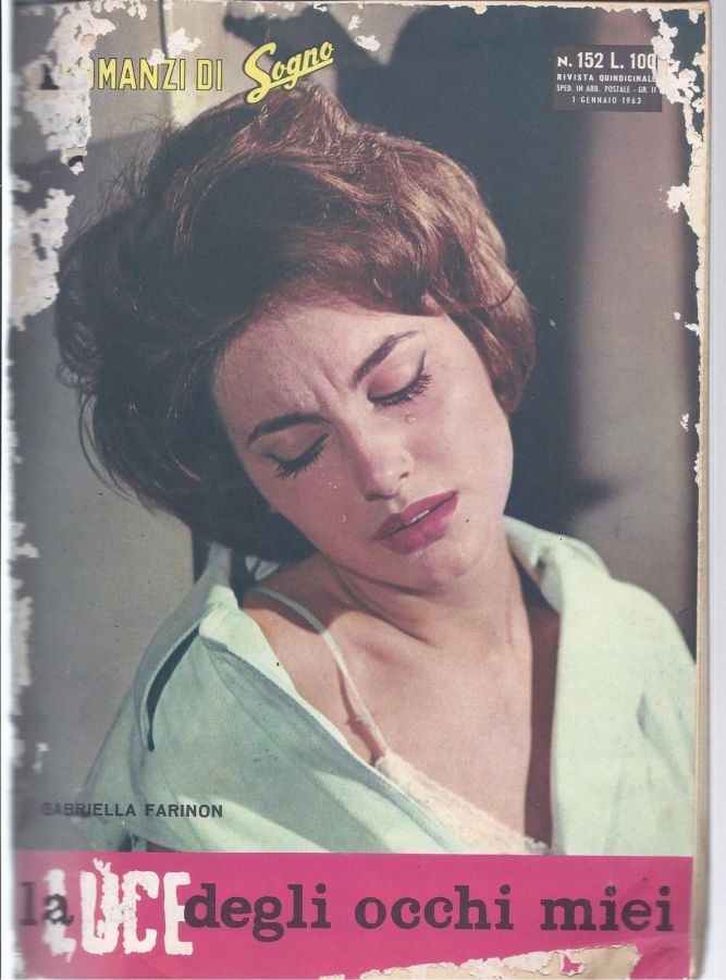 I ROMANZI DI SOGNO magazine side cover Issue 152 1 January 1963