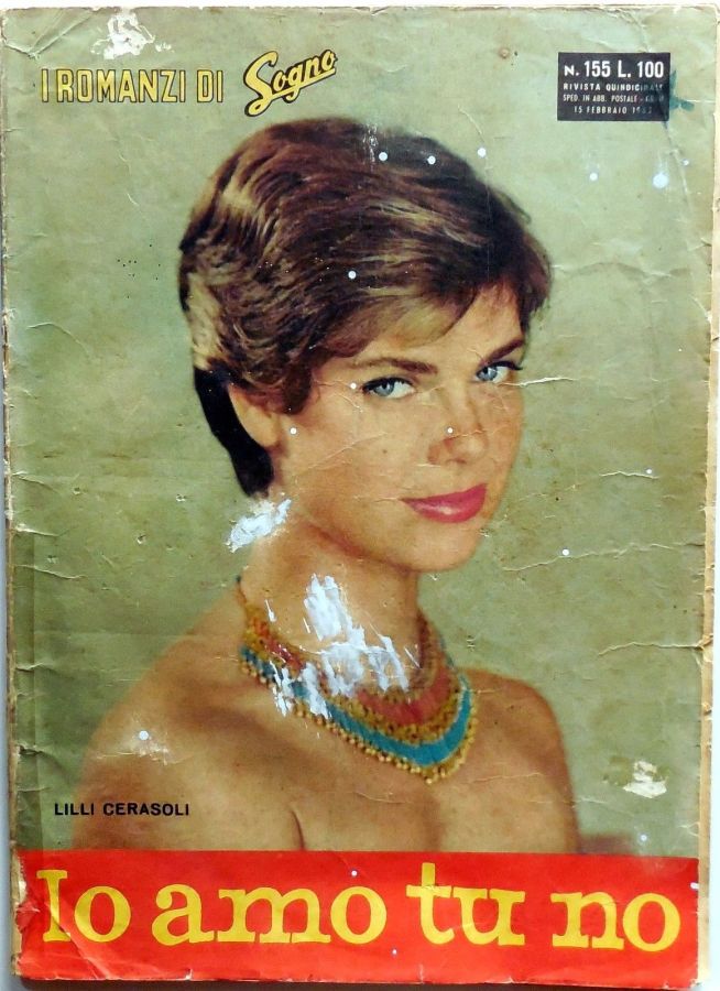 I ROMANZI DI SOGNO magazine side cover Issue 155 15 February 1963