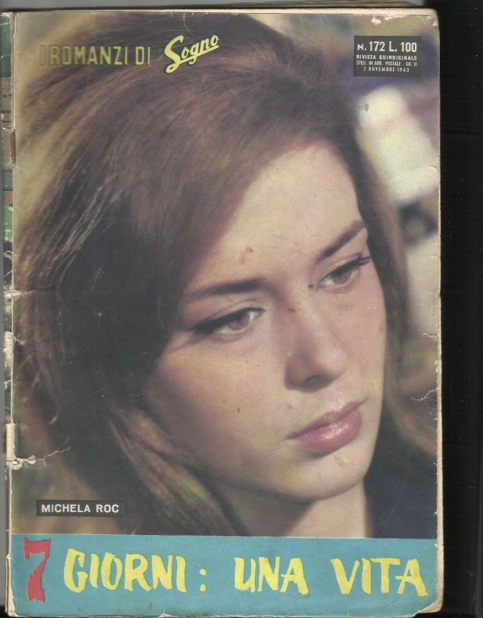 I ROMANZI DI SOGNO magazine side cover Issue 172 1 November 1963