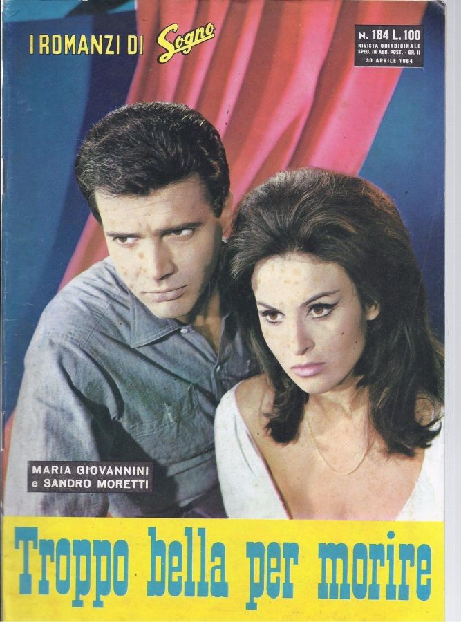 I ROMANZI DI SOGNO magazine side cover Issue 184 20 April 1964