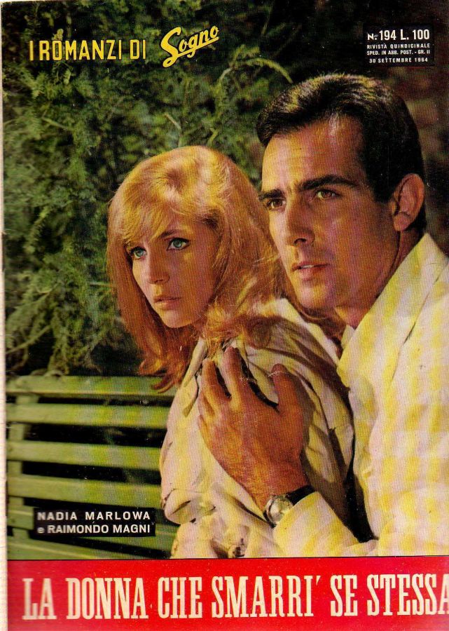 I ROMANZI DI SOGNO magazine side cover Issue 194 30 September 1964