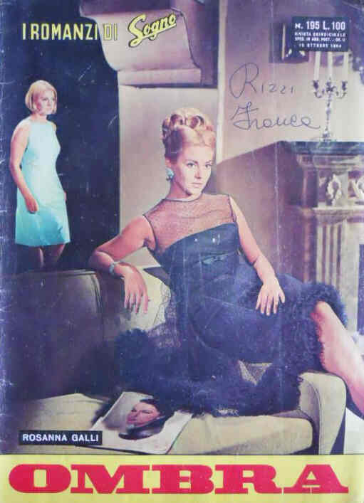 I ROMANZI DI SOGNO magazine side cover Issue 195 15 October 1964