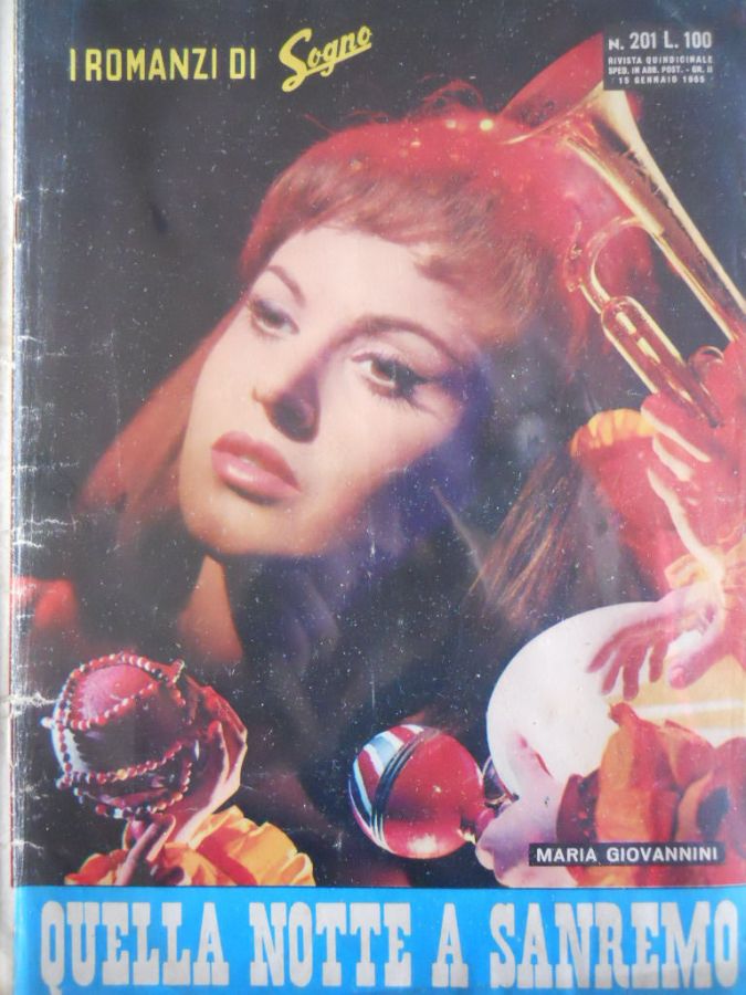 I ROMANZI DI SOGNO magazine side cover Issue 201 15 January 1965